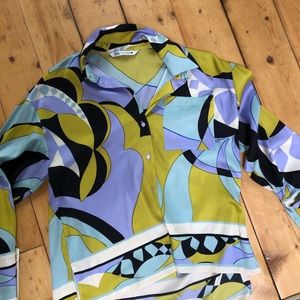 Psychedelic Zara Blouse (new this season)